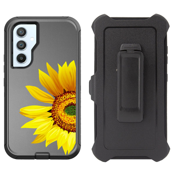 Printed Rugged Shockproof Case for Samsung Galaxy S23 FE Clip Heavy Duty