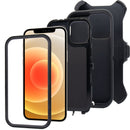 Shockproof Case for Apple iPhone 12 Mini 5.4" Flag El Salvador Cover Clip Rugged
