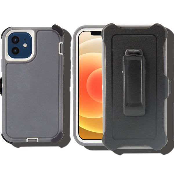 Shockproof Case for Apple iPhone 12 6.1" Cover Clip Rugged Heavy Duty