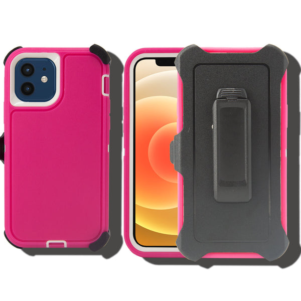 Shockproof Case for Apple iPhone 12 6.1" Cover Clip Rugged Heavy Duty