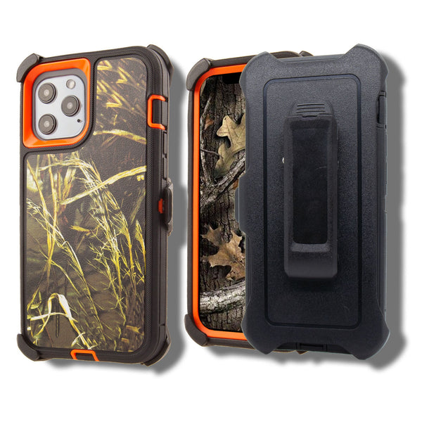 Shockproof Case for Apple iPhone 11 Pro Max 6.7" Camouflage Clip Cover Rugged