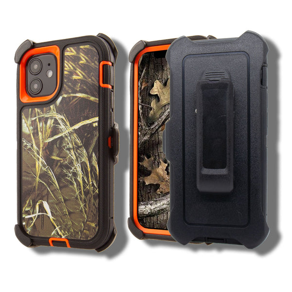 Shockproof Case for Apple iPhone 11 6.1" Camouflage Clip Cover Rugged Heavy Duty