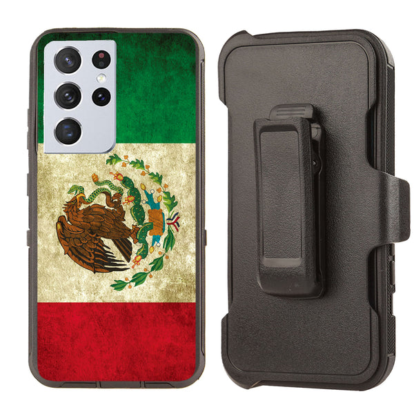 Shockproof Case for Samsung Galaxy S21 Ultra Mexico Flag