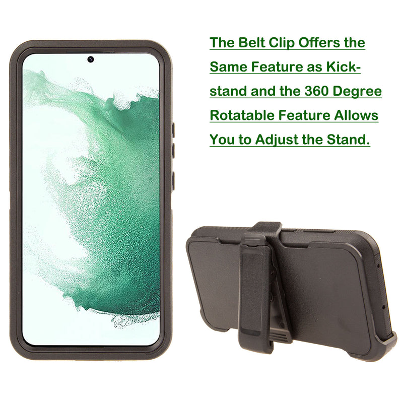 Shockproof Case for Samsung Galaxy S22 Clip Rugged