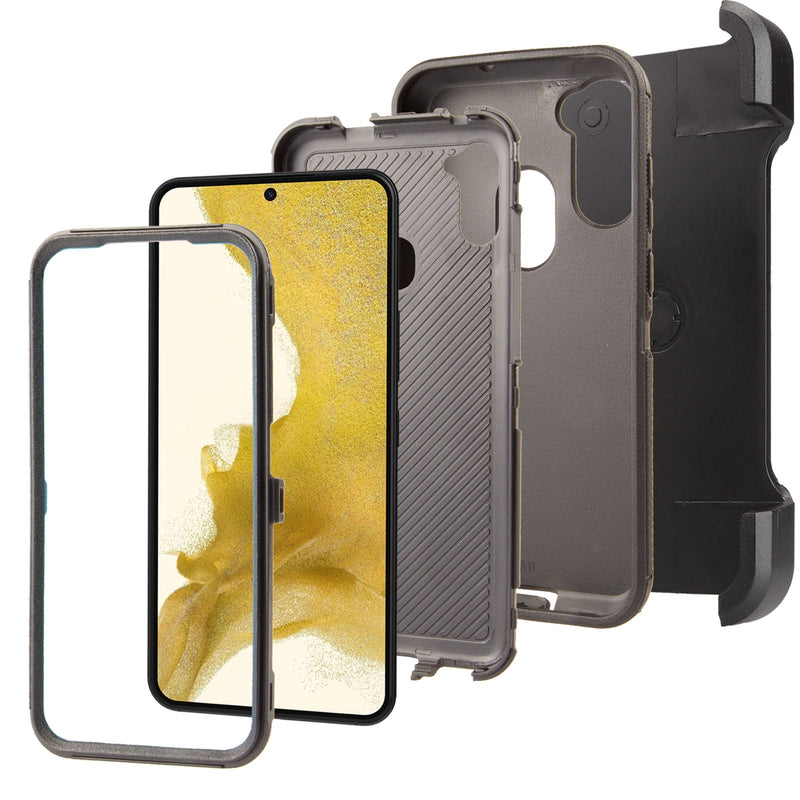 Shockproof Case for Samsung Galaxy S23 Camouflage Clip Cover Rugged Heavy Duty