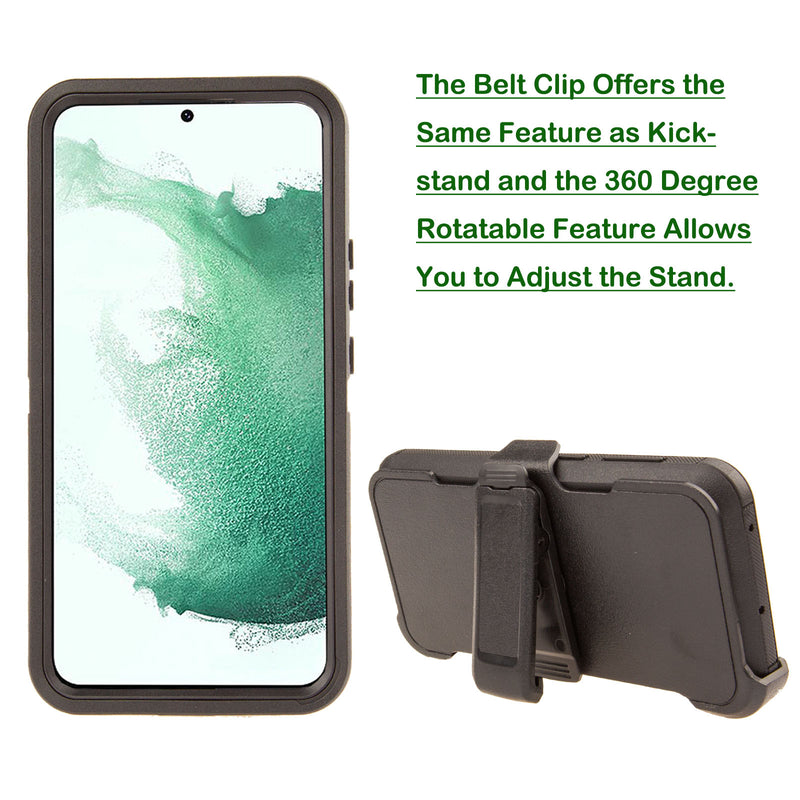 Shockproof Case for Samsung Galaxy S22 Plus Clip Rugged