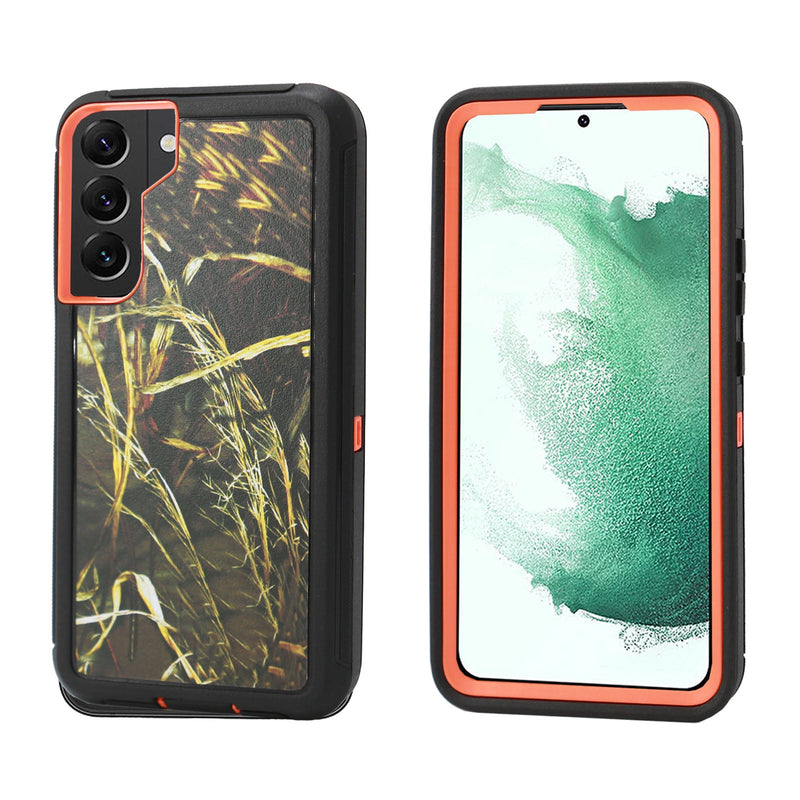 Shockproof Case for Samsung Galaxy S23+ Plus Camouflage Clip Cover Rugged Heavy