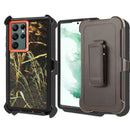 Shockproof Case for Samsung Galaxy S23 Ultra Camouflage Clip Cover Rugged Heavy