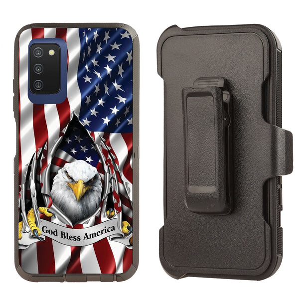 Shockproof Case for Samsung Galaxy A03S Cover Clip