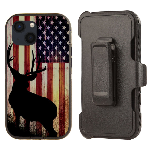 Shockproof Case for Apple iPhone 15 Cover Clip Rugged Heavy Duty