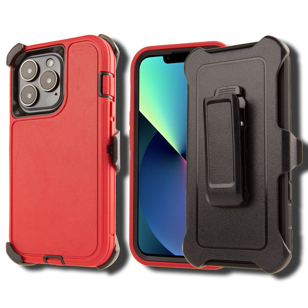 Shockproof Case for Apple iPhone 15 Pro Max Cover Clip Rugged Heavy Duty