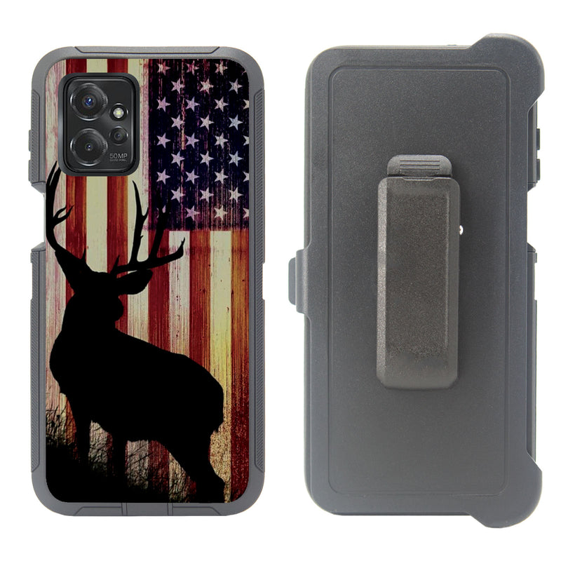 Shockproof Case for Motorola Moto G Pure (2023) G Power (2023) Clip Rugged Heavy