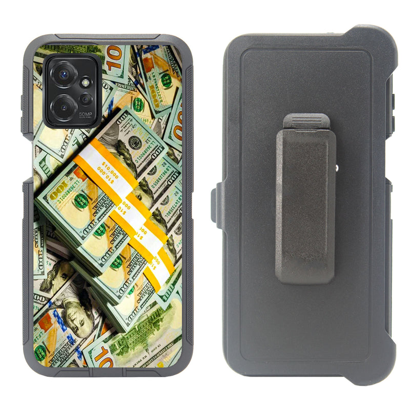 Shockproof Case for Motorola Moto G Pure (2023) G Power (2023) Clip Rugged Heavy