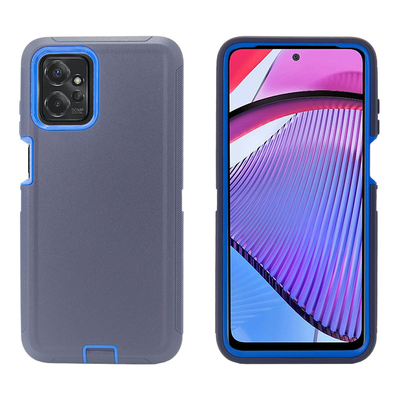 Shockproof Case for Motorola Moto G Pure (2023) G Power (2023)Snap on Cover Clip Rugged Heavy