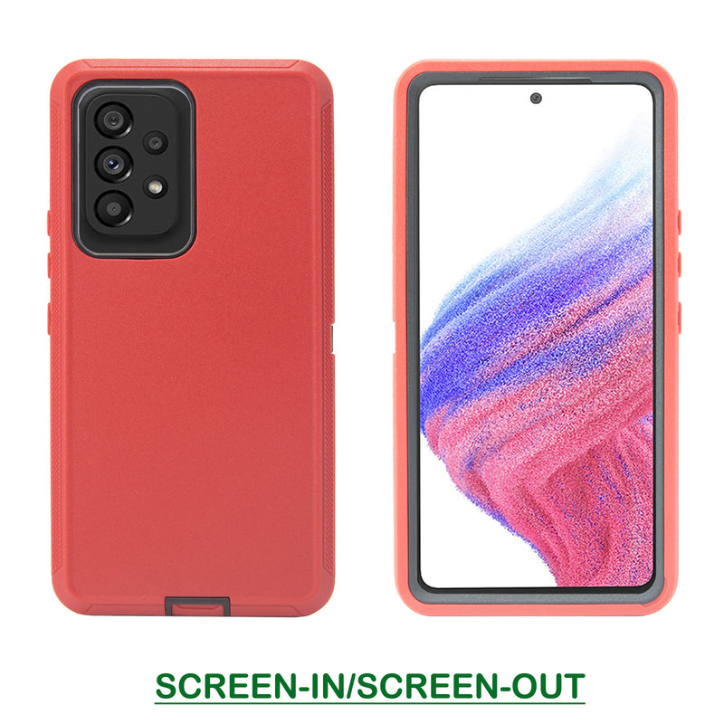 Shockproof Case for Samsung Galaxy A53 5G Cover Clip Rugged Heavy Duty