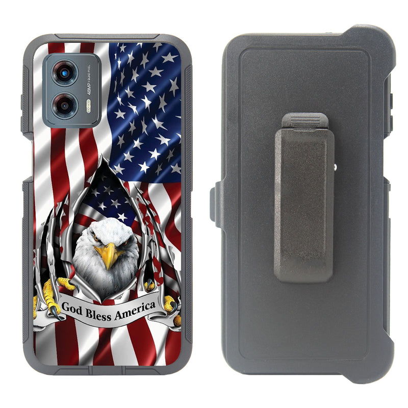 Shockproof Case for Motorola Moto G 5G (2023) Clip Rugged Heavy Duty