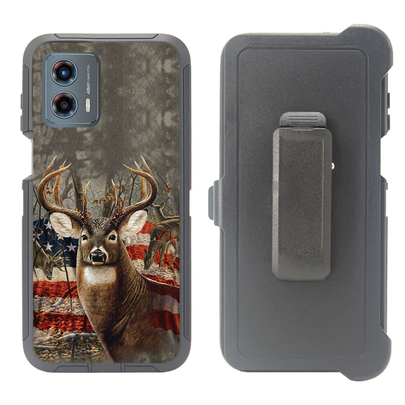 Shockproof Case for Motorola Moto G 5G (2023) Clip Rugged Heavy Duty