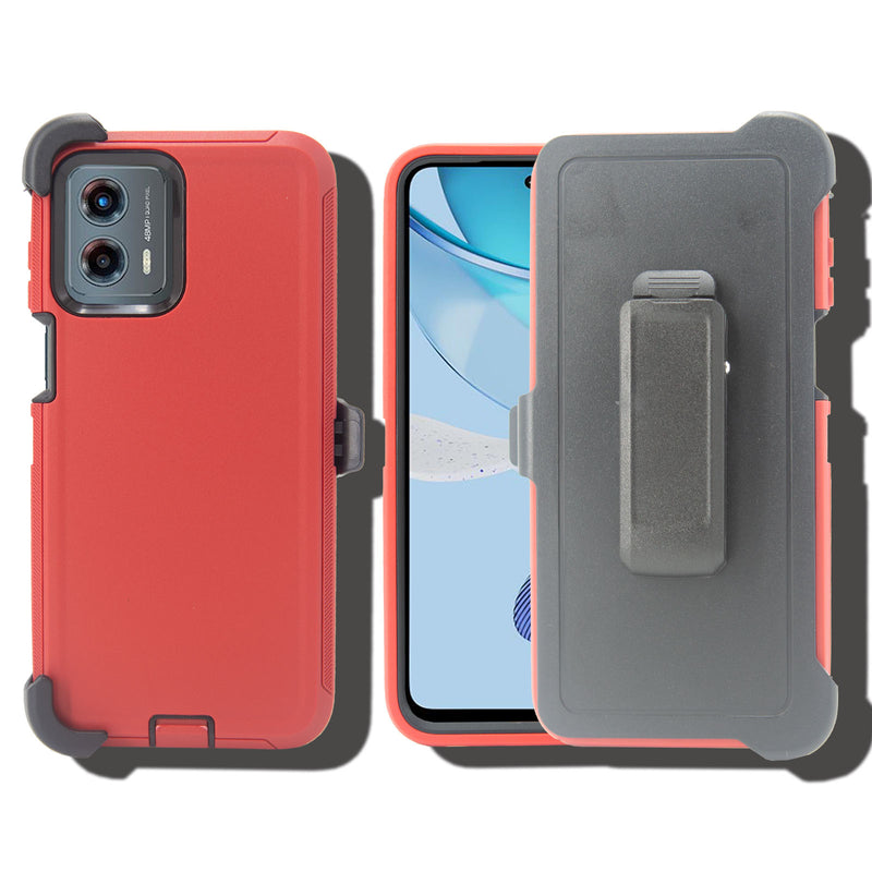 Shockproof Case for Motorola Moto G 5G (2023) Snap on Cover Clip Rugged Heavy