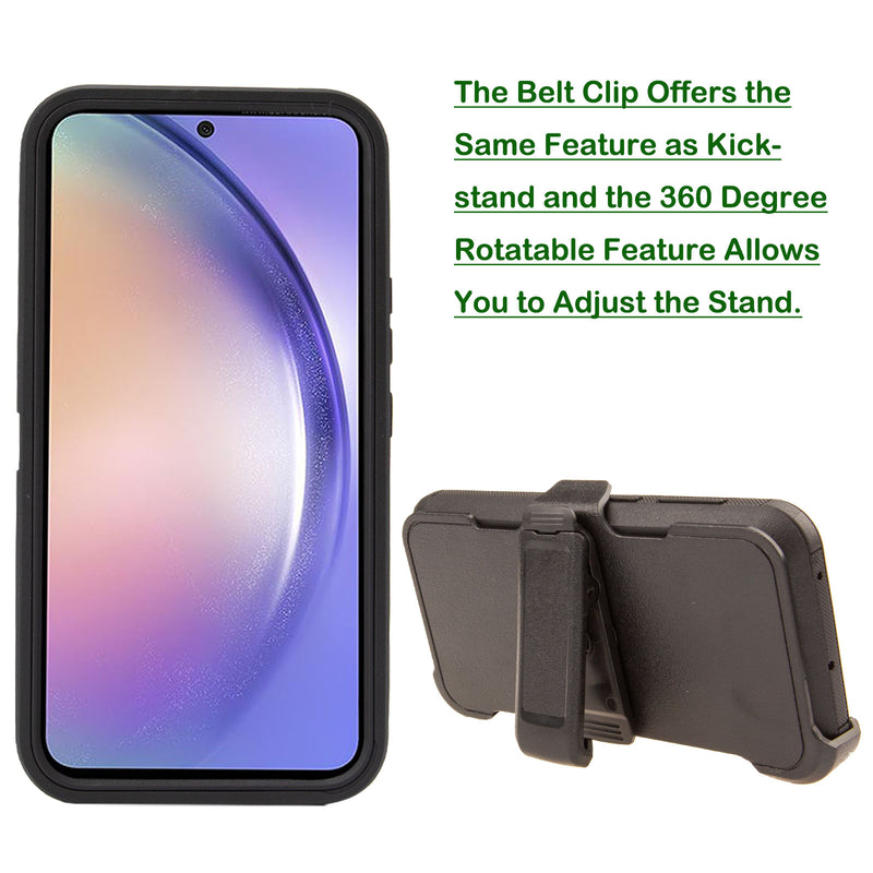 Shockproof Case with Clip  for Samsung Galaxy A54