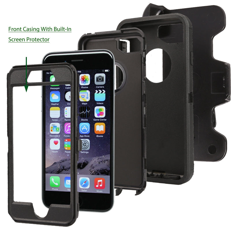 Shockproof Case for Apple iPhone 7+ 8+ Screen Protector
