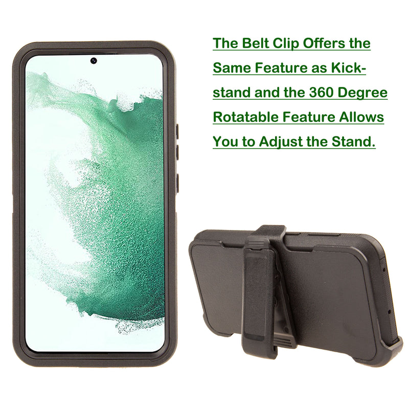 Shockproof Case for Samsung Galaxy S22 Ultra Cover Clip Rugged