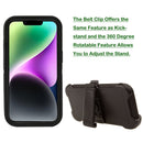 Shockproof Case for Apple iPhone 16 Cover Clip Rugged Heavy Duty