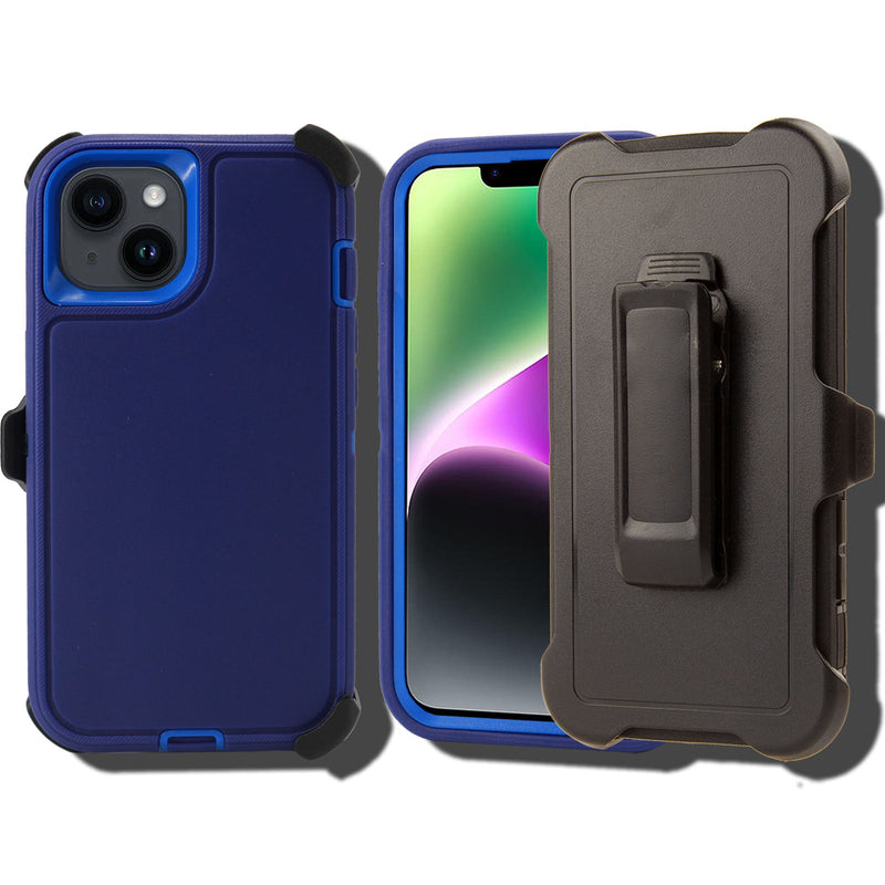 Shockproof Case for Apple iPhone 15 Cover Clip Rugged Heavy Duty