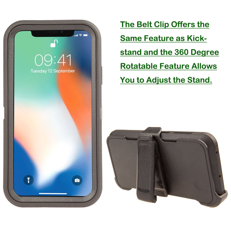 Shockproof Case for Apple iPhone XR  Cover Clip Rugged