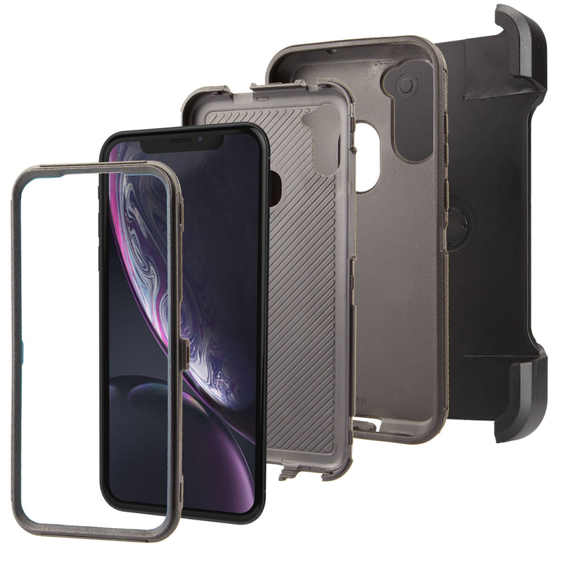 Shockproof Case for Apple iPhone XR Cover Clip Heavy Duty