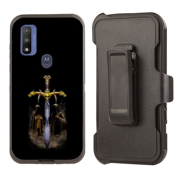 Shockproof Case for Motorola Moto G Power 2022/ G Pure/G Play(2023) Clip