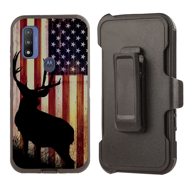 Shockproof Case for Motorola Moto G Power 2022/ G Pure/G Play(2023) Clip