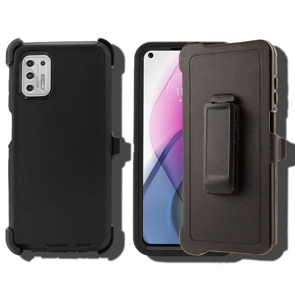 Rugged Shockproof Case for Motorola Moto G 5G (2024)/ G Play (2024) with Clip