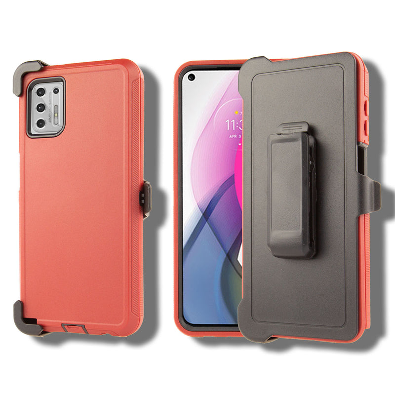 Rugged Shockproof Case for Motorola Moto G Stylus 5G (2024) with Clip