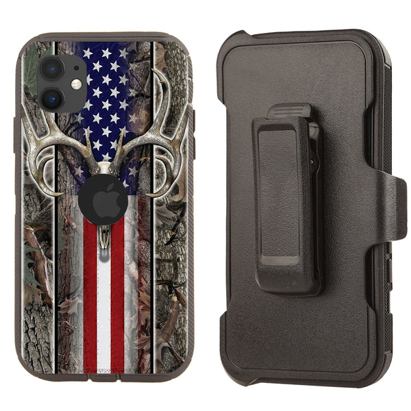 Shockproof Case for Apple iPhone 11 6.1 Cover Clip Heavy
