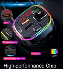 C13 FM Transmitter Aux Modulator Bluetooth Handsfree Car Kit Audio MP3 Player with 3.1A PD Quick Charge Dual USB Cars Charger