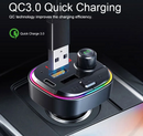 C13 FM Transmitter Aux Modulator Bluetooth Handsfree Car Kit Audio MP3 Player with 3.1A PD Quick Charge Dual USB Cars Charger