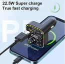 C16 22.5W Super Fast Charging Car Charger MP3 Player With Bluetooth Support TF Card and Flash Drive MP3 Car Radio