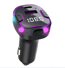 C49 Bluetooth 5.3 FM Transmitter Car kit Handfree Back Row Dual USB Car Charger 3.1A Support U disk MP3 Modulator Music Player