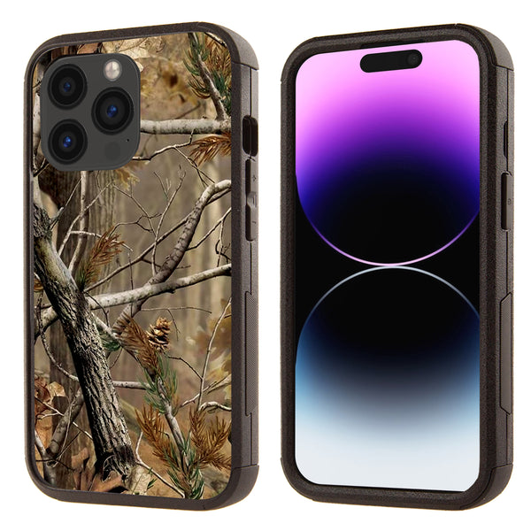 Printed Shockproof Tough Hybrid Case for Apple iPhone 15 Pro