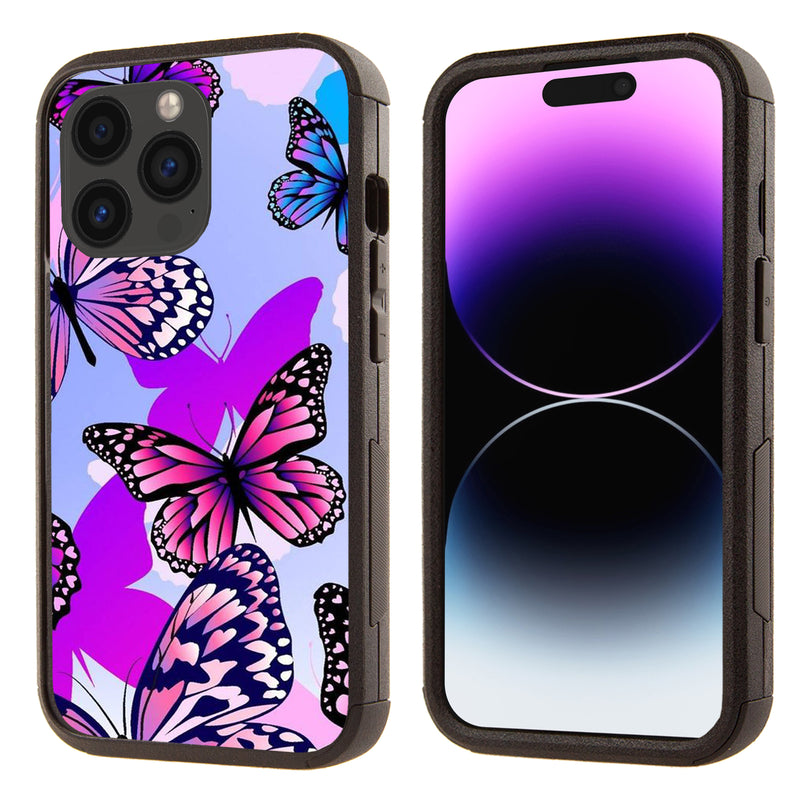 Printed Shockproof Tough Hybrid Case for Apple iPhone 15 Pro