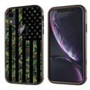 Printed Triple Layers Rugged Shockproof Case for Apple iPhone XR