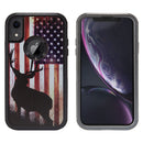 Printed Triple Layers Rugged Shockproof Case for Apple iPhone XR