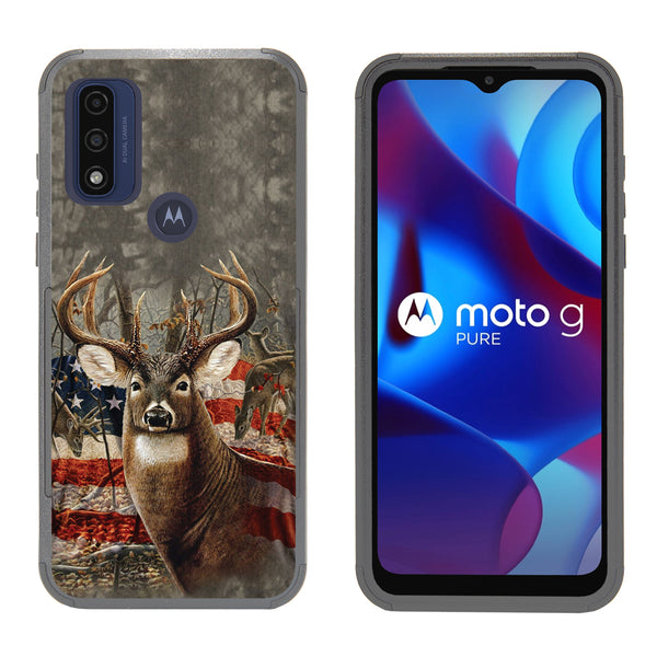 Shockproof Case for Motorola Moto G Pure/G Power (2022)/G Play 2023Hybrid
