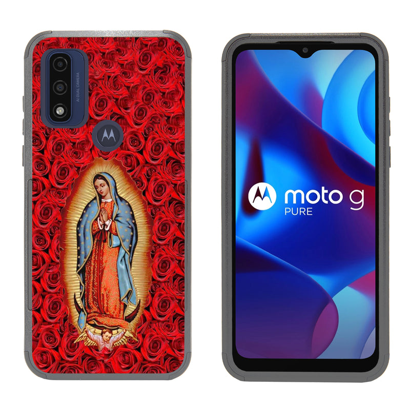 Shockproof Case for Motorola Moto G Pure/G Power (2022)/G Play 2023 Hybrid