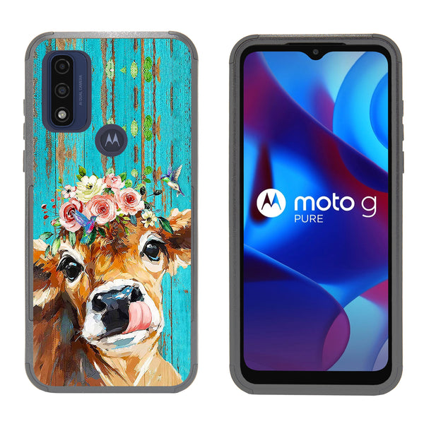 Shockproof Case for Motorola Moto G Pure/G Power (2022)/G Play 2023 Hybrid