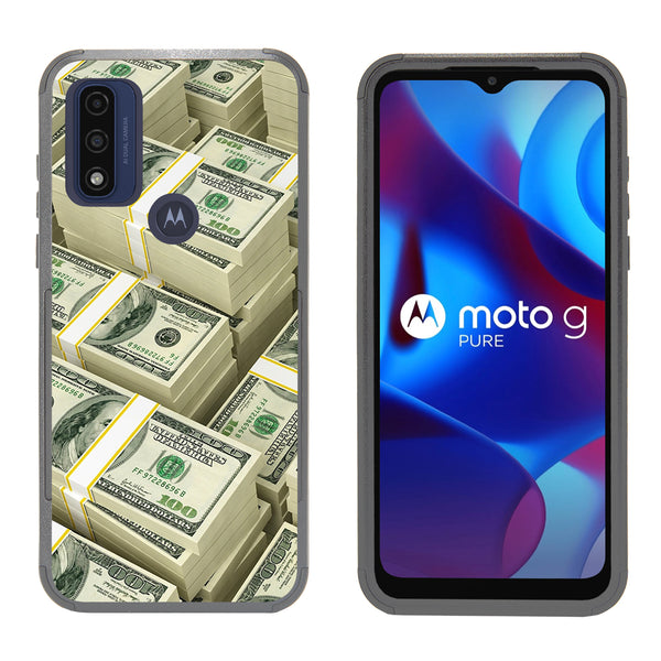 Shockproof Case for Motorola Moto G Pure/G Power (2022)/G Play 2023Hybrid