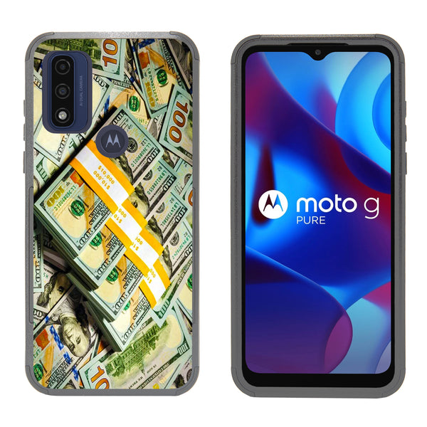 Shockproof Case for Motorola Moto G Pure/G Power (2022)/G Play 2023 Hybrid
