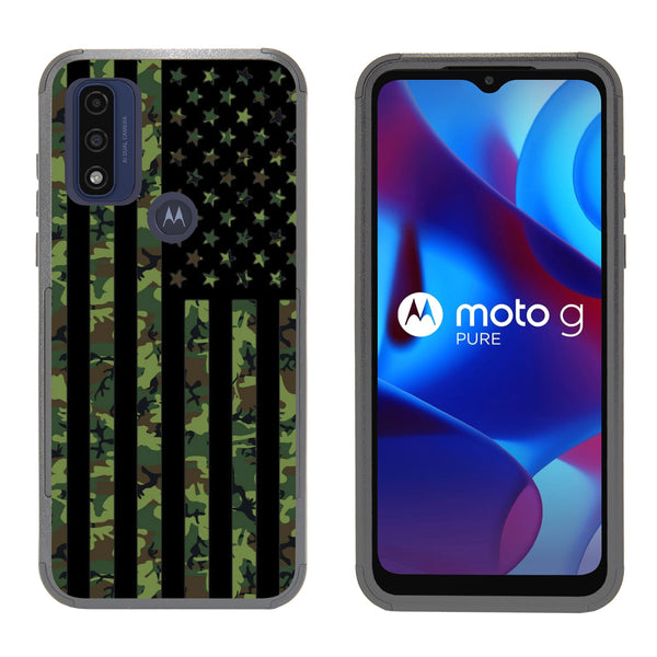 Shockproof Case for Motorola Moto G Pure/G Power (2022)/G Play 2023 Hybrid