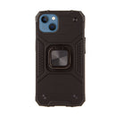 For Apple iPhone 15 Plus Armor Magnetic Case Hybrid Metal Ring Holder Stand