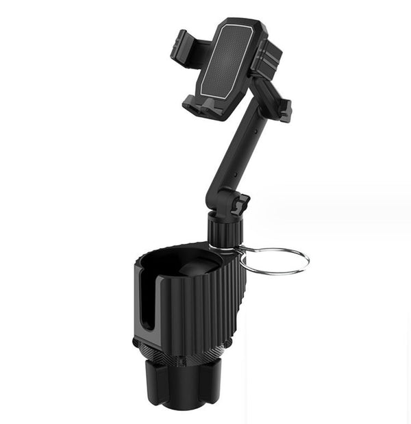Universal Cell Phone Car Mount 2 Cup Mug Holders